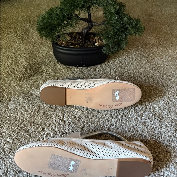Sam Edelman Cream Perforated Flats - Picture 3 of 3